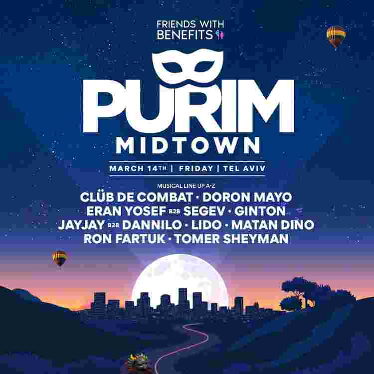 Event image Purim With Benefits - MIDTOWN TLV